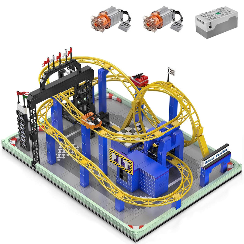 Motorised Roller Coaster 1706PCS - RBrickstem®