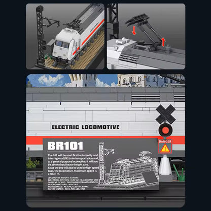 German Express Locomotive BR101 1927PCS - RBrickstem®