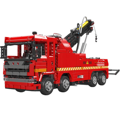 Pneumatic European Tow Truck 1652PCS - RBrickstem®