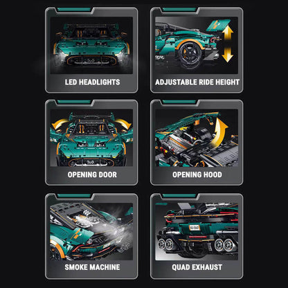 The Ultimate V12 British Racecar 3793PCS - RBrickstem®