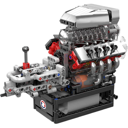 The Iconic V8 Supercharger Engine 854PCS - RBrickstem®