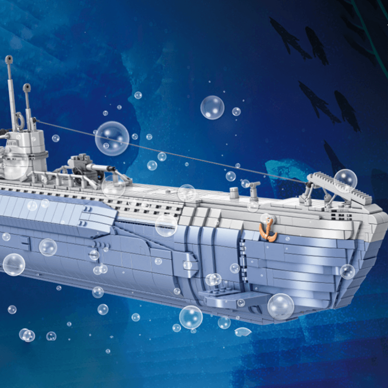 VIIC U-552 Submarine 6171pcs mySite