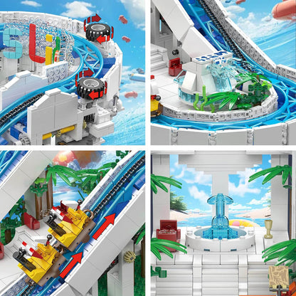 Motorised Water Slide 2087Pcs - RBrickstem®