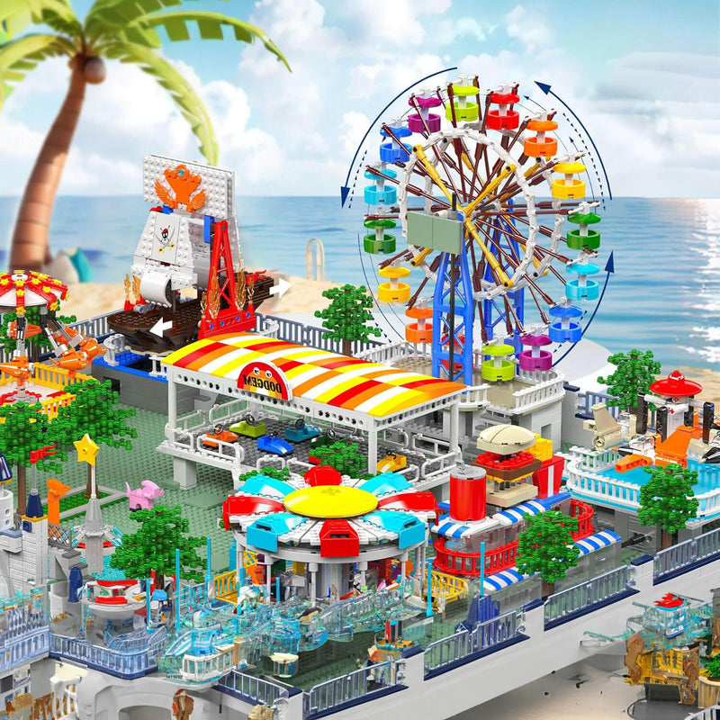 The Ultimate Motorised Amusement Park 5219Pcs - RBrickstem®