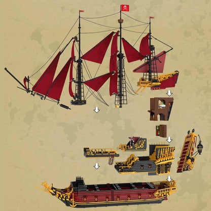 The Queen Anne's Revenge 5665Pcs - RBrickstem®