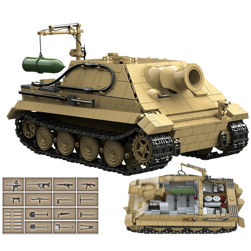 Sturmtiger 38cm Mortar 1393Pcs - RBrickstem®