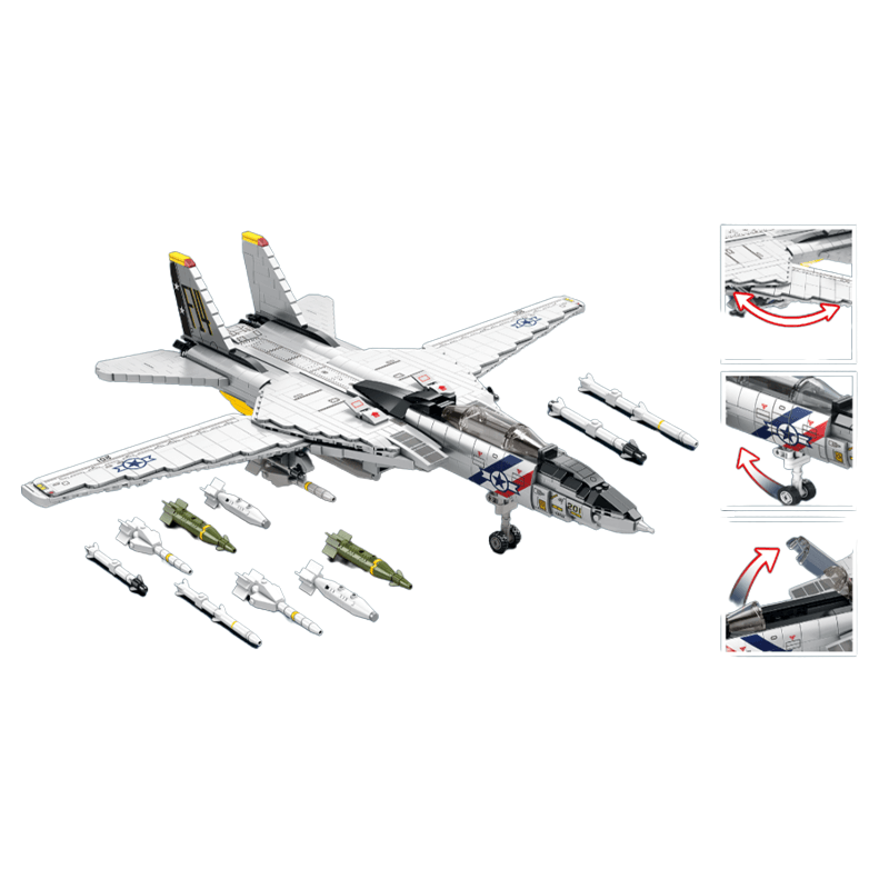 F14 Tomcat 1599pcs mySite