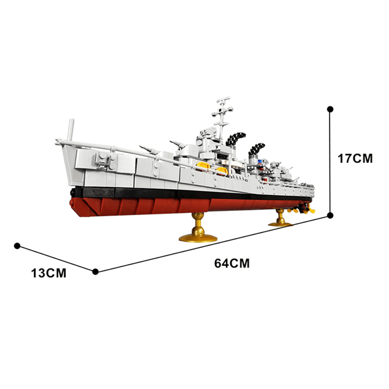 Fletcher-class Destroyer 2315pcs mySite