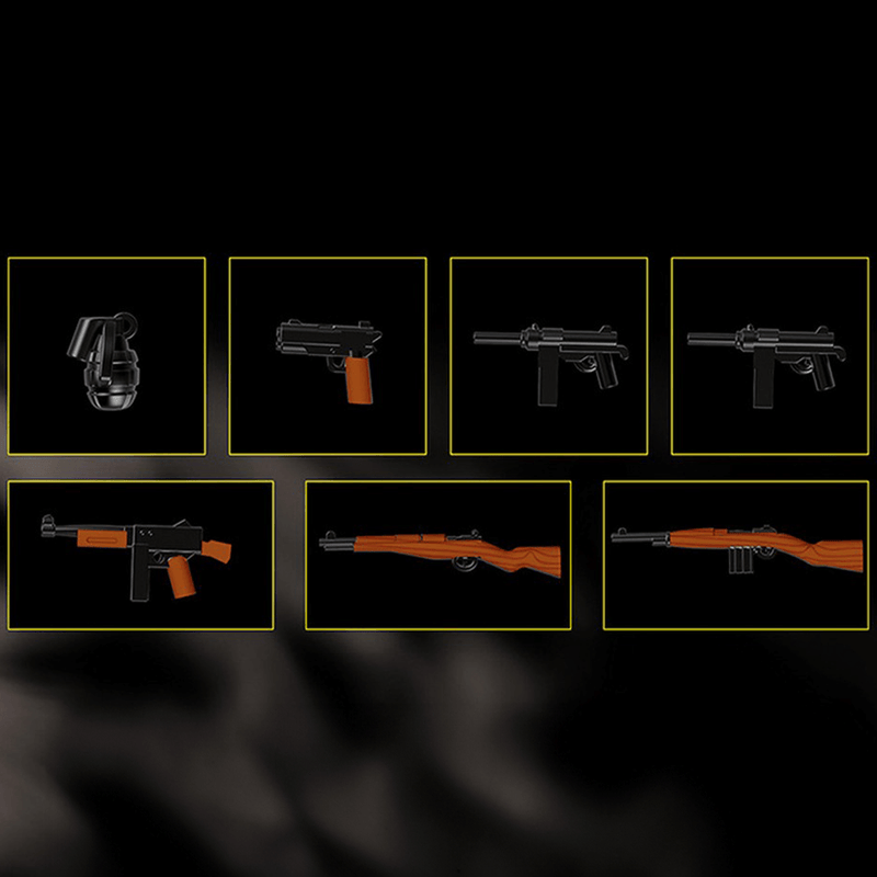 M26 Pershing Heavy Tank 1702pcs Model – Rotating Turret - RBrickstem®