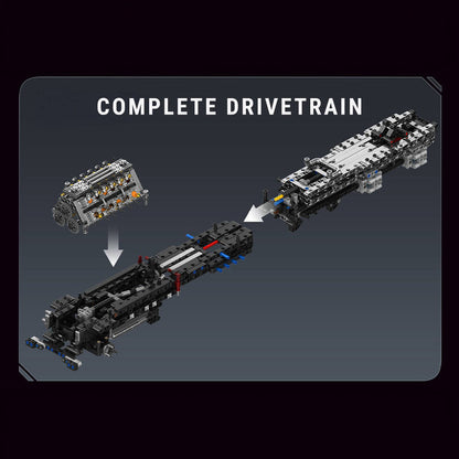 The American V24 Diesel Truck 3484Pcs - RBrickstem®