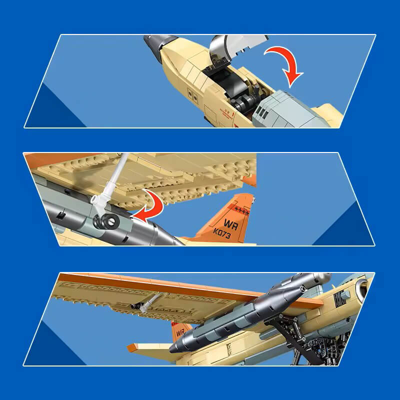 Lockheed U-2 Reconnaissance Aircraft 1362Pcs - RBrickstem®