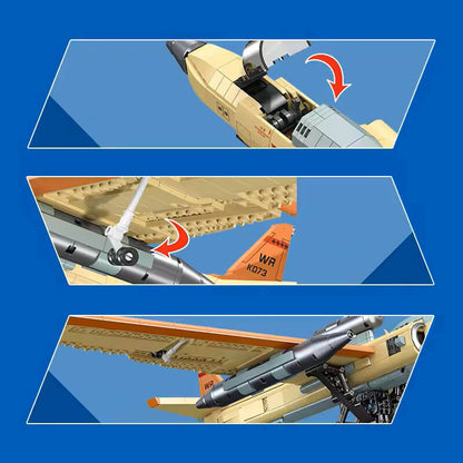 Lockheed U-2 Reconnaissance Aircraft 1362Pcs - RBrickstem®