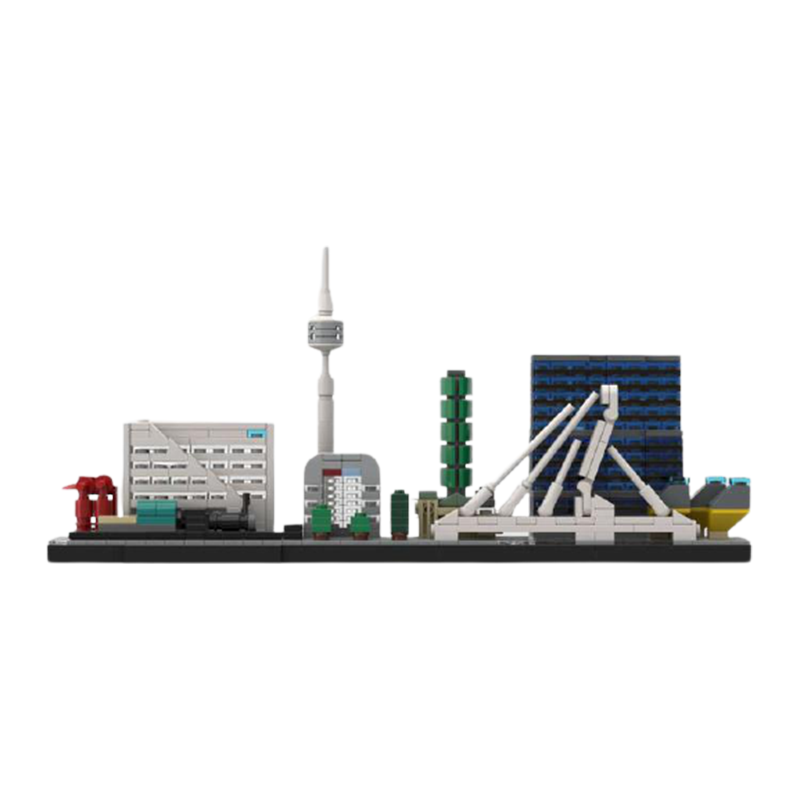 Rotterdam Skyline 656pcs mySite