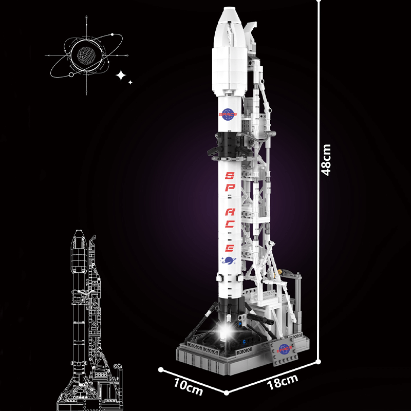 Moon Landing Program Rocket X 868pcs mySite