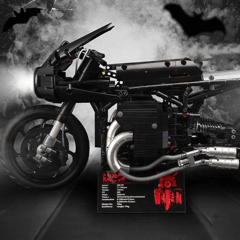 Shadow Edition Dark Bike 1980pcs RBrickstem®