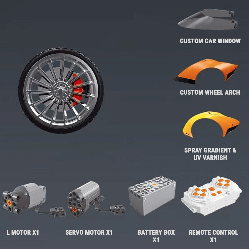 The Ultimate British Hypercar 2134pcs RBrickstem®