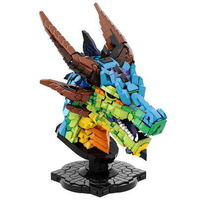 Rainbow Dragon Head 2581pcs mySite