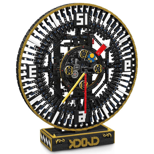 Motorised Steam Punk Mechanical Clock 3674PCS - RBrickstem®