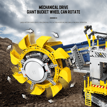 Remote Controlled Bucket Wheel Excavator 3187pcs mySite