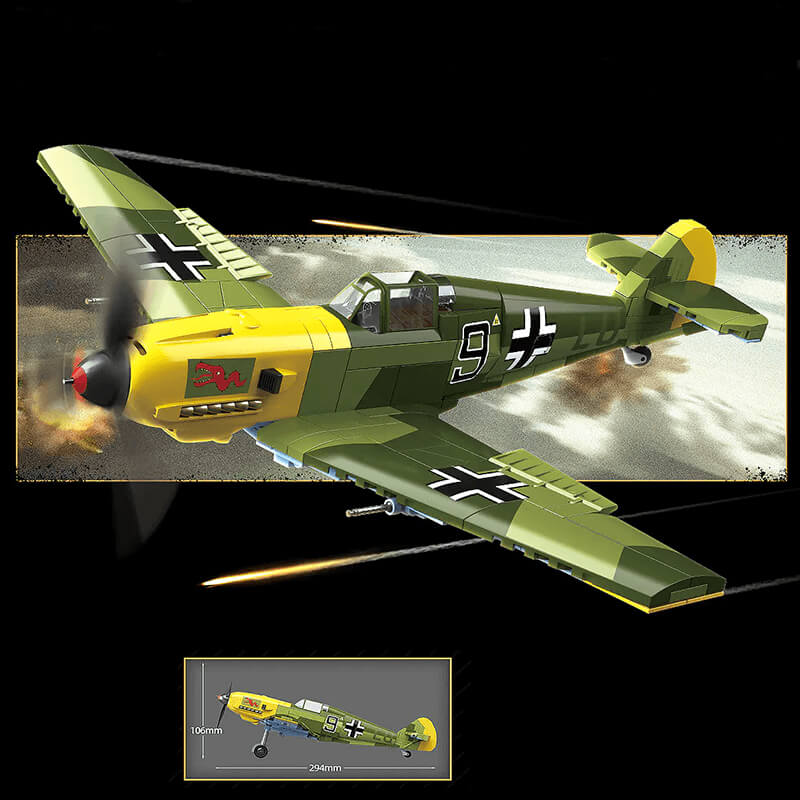 Messerschmitt Bf 109 630pcs - RBrickstem®