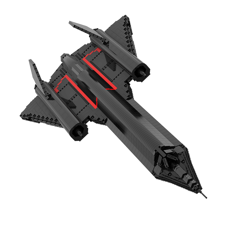 SR-71 Blackbird 1968pcs mySite