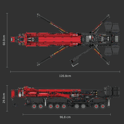 Red Edition Remote Controlled Crane 9176pcs mySite