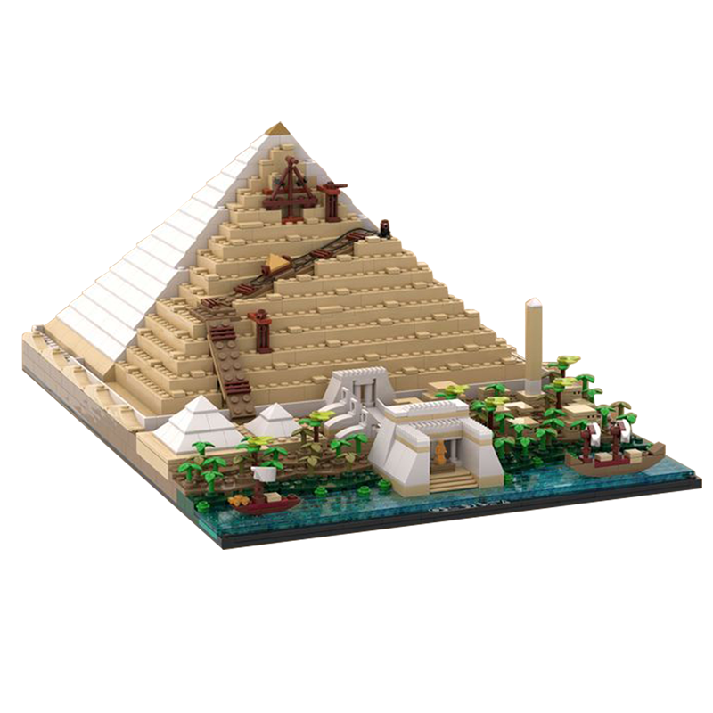 Building Of The Great Pyramid 1467pcs mySite