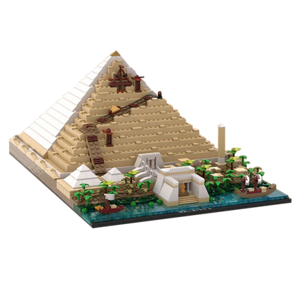 Building Of The Great Pyramid 1467pcs mySite