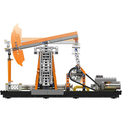 Motorised Mechanical Oil Rig 839PCS - RBrickstem®