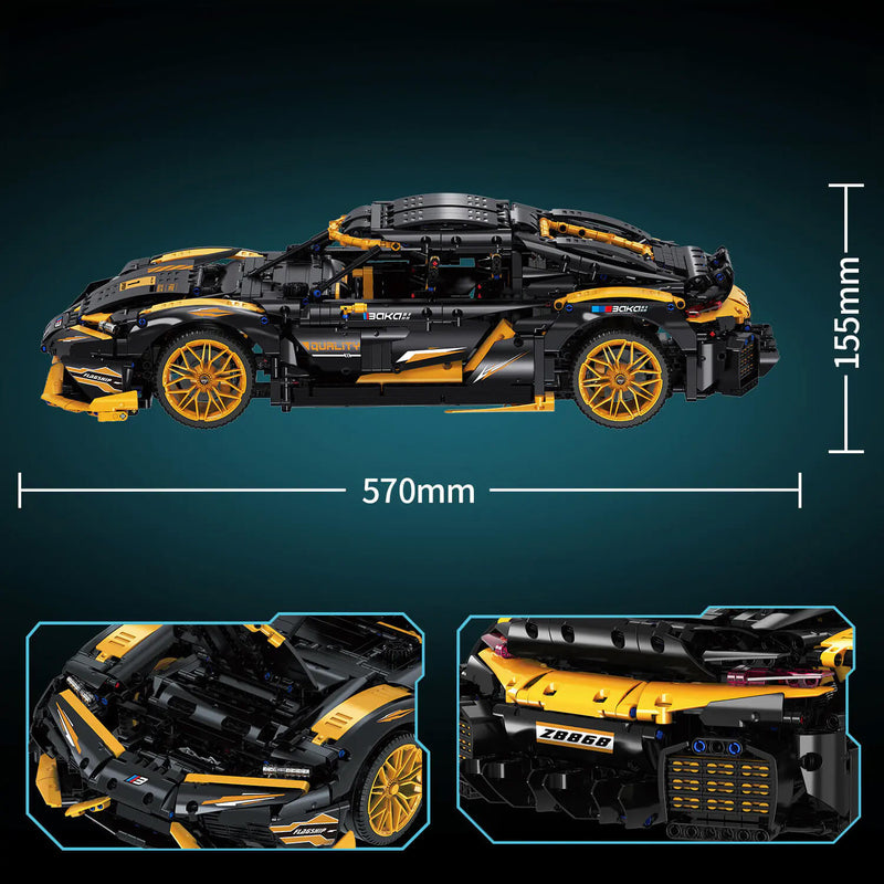 Electric German Supercar 2944Pcs - RBrickstem®