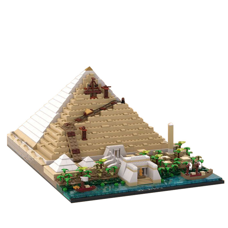 Building Of The Great Pyramid 1467pcs mySite