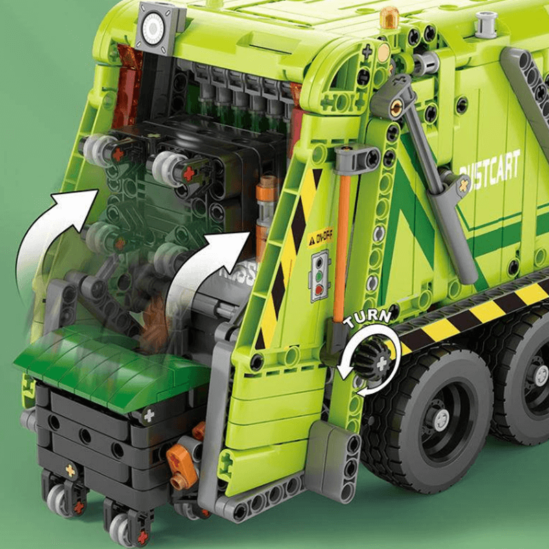 Compression Garbage Truck 1467pcs mySite