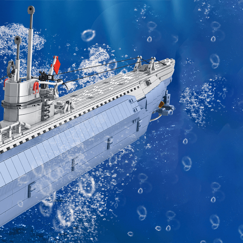 VIIC U-552 Submarine 6171pcs mySite