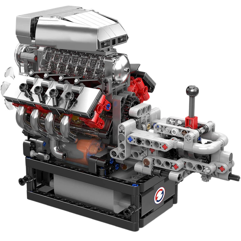 The Iconic V8 Supercharger Engine 854PCS - RBrickstem®