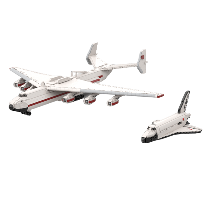 1:110 Buran with Antonov AN-225 Carrierplane 4176pcs mySite