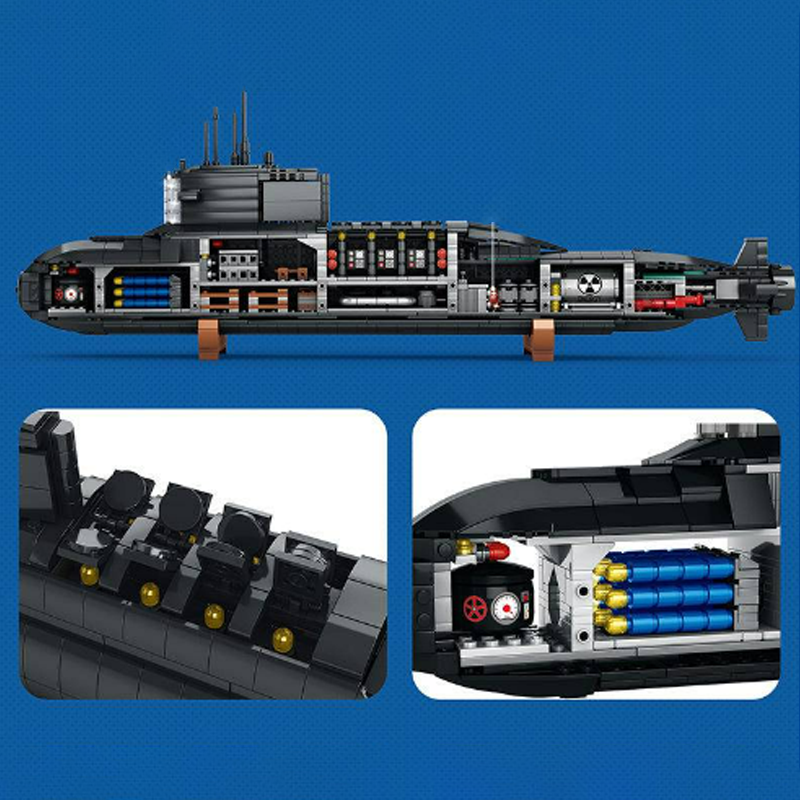 Nuclear Submarine 1497pcs mySite