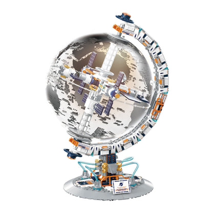 3d WORLD GLOBE 651Pcs - RBrickstem®