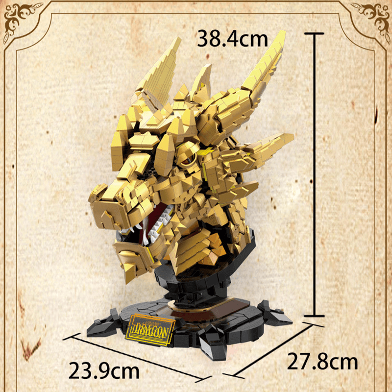 Gold Edition Dragon Head 2571pcs mySite