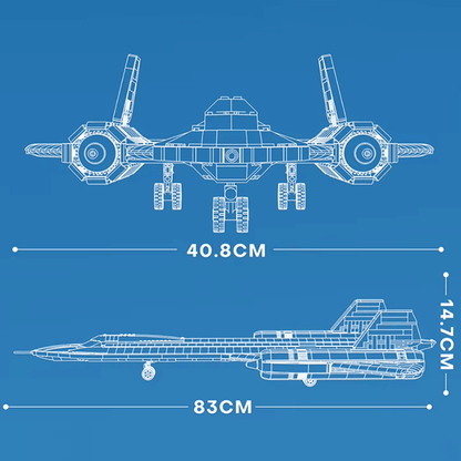 SR-71 Blackbird 1774pcs - RBrickstem®