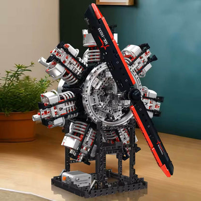 The Ultimate Radial Aircraft Engine 3088Pcs - RBrickstem®