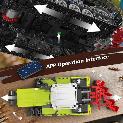 Remote Controlled Crawler Tractor 1356Pcs