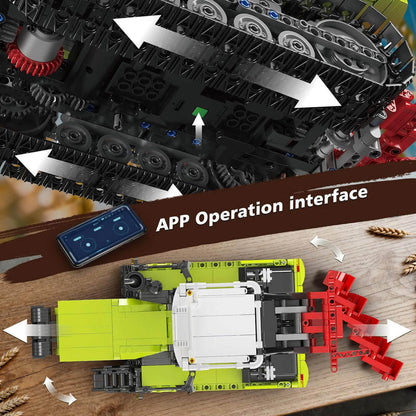 Remote Controlled Crawler Tractor 1356Pcs