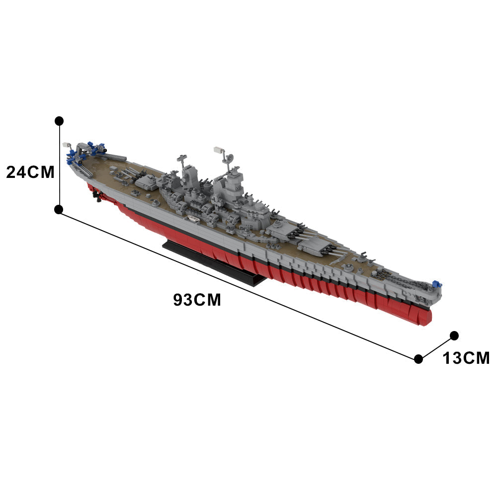 Iowa-Class Battleship USS Missouri BB-63 3306pcs mySite