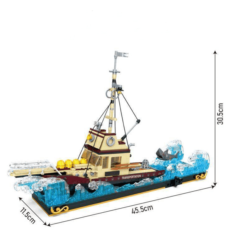 Ship at Sea Sculpture 1108pcs mySite