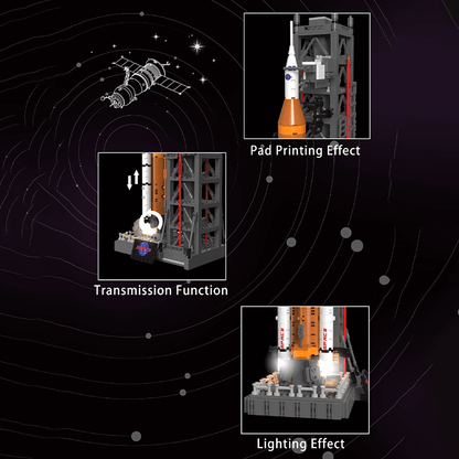 Moon landing: SLS Space Launch System 907pcs mySite