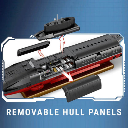 Project 941 Akula Nuclear Submarine 2894Pcs - RBrickstem®