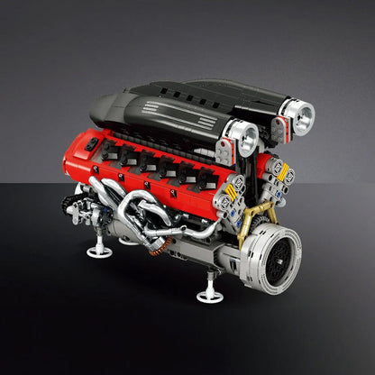 Legendary Prancing Horse V12 Engine 1239Pcs - RBrickstem®