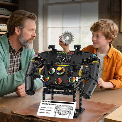1:1 Grand Prix Steering Wheel 832Pcs - RBrickstem®