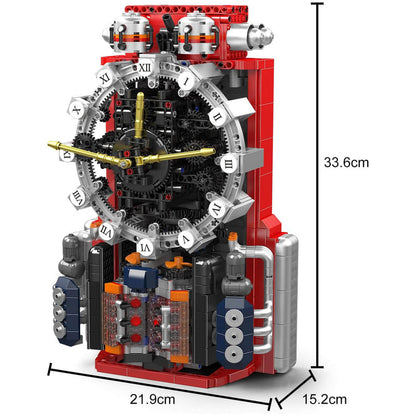 Motorised Cyberpunk Mechanical Clock 1600PCS - RBrickstem®