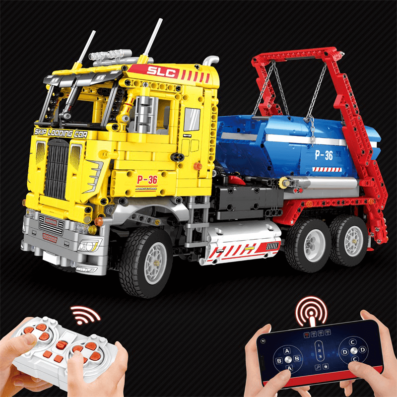 Remote Controlled Skip Dump Truck 1917pcs mySite